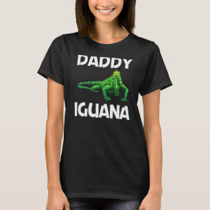 Cool Iguana For Men Dad Lizard Reptile  Herpetolog T-Shirt
