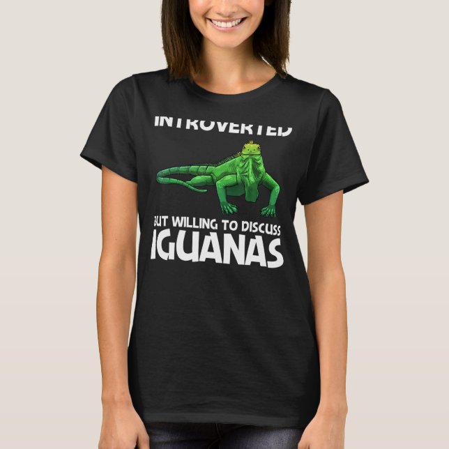 Cool Iguana For Men Women Lizard Reptile   Herpeto T-Shirt (Front)
