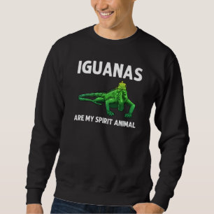 Cool Iguana For Men Women Lizard Reptile  Herpetol Sweatshirt