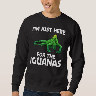 Cool Iguana For Men Women Lizard Reptile  Herpetol Sweatshirt