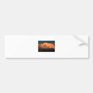 Cool Image of Jesus on Clouds Bumper Sticker