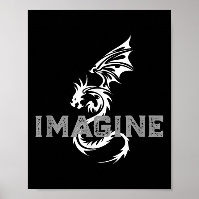Cool Imagine Tattoo Dragon  Poster (Front)