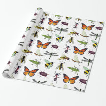COOL INSECT GLOSSY Wrapping Paper