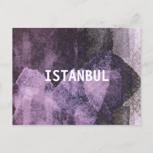 Cool Inspiration of Istanbul Modern Graphic Design Postcard