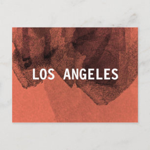 Cool Inspiration of Los Angeles Modern Design Postcard