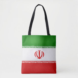 Cool Iran Flag Fashion Tote Bag