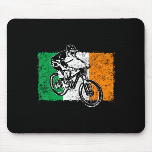 Cool Ireland Flag Vintage Irish Flag Mtb Mountain Mouse Pad