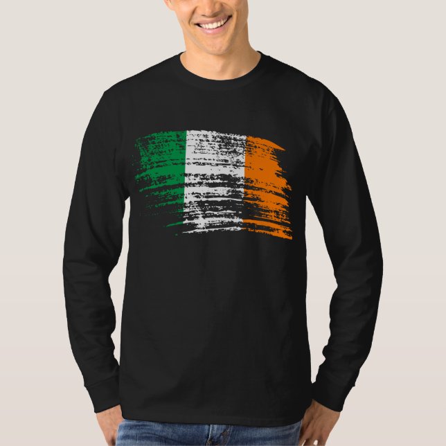 Cool Irish flag design T-Shirt (Front)