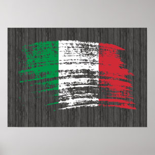 Cool Italian flag design Poster