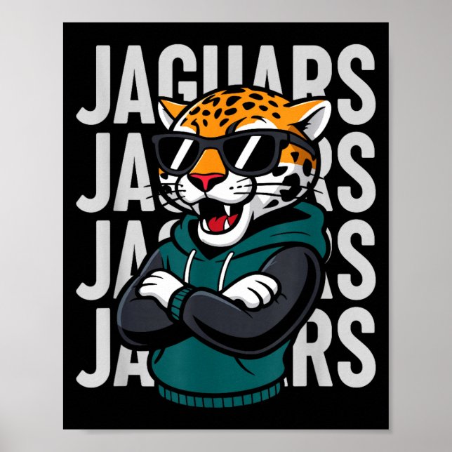 Cool Jaguar Gift For Men Women Boys Girls Kids  Poster (Front)