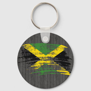 Cool Jamaican flag design Key Ring