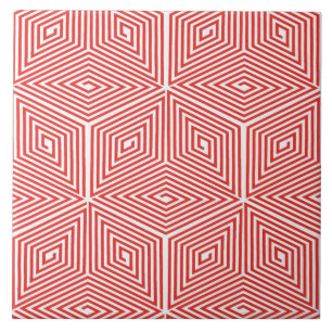 cool Japan geometric pattern Ceramic Tile