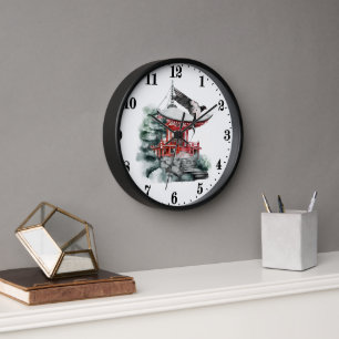 cool Japanese building bird  Clock
