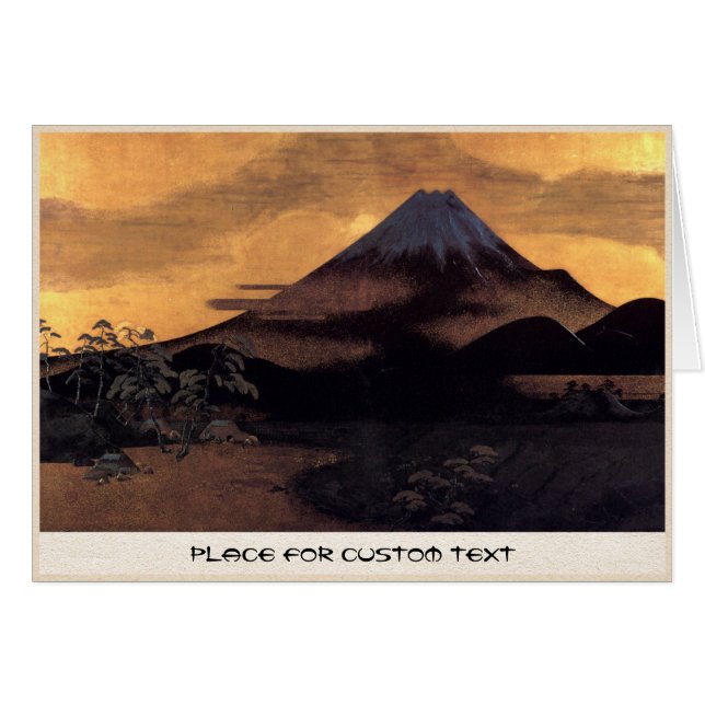 Cool japanese mountain Fuji sunshine scenery (Front Horizontal)