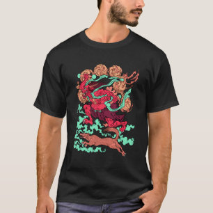 Cool Japanese Oni Ogre Demon Kuniyoshi Monster Uki T-Shirt