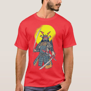 Cool Japanese Samurai Japan Warrior Sword Fighter  T-Shirt