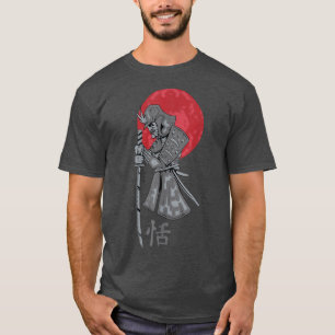 Cool Japanese Samurai Letter Warrior Gift T T-Shirt