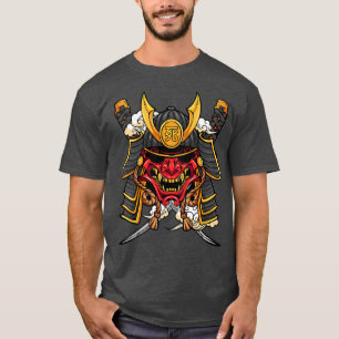 Cool Japanese Warlord Samurai Warrior Manga Premiu T-Shirt