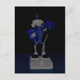 COOL JAZZ MAN POSTCARD