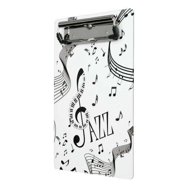 Cool Jazz Music Mini Clipboard (Angled2)