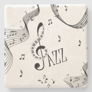 Cool Jazz Stone Coaster