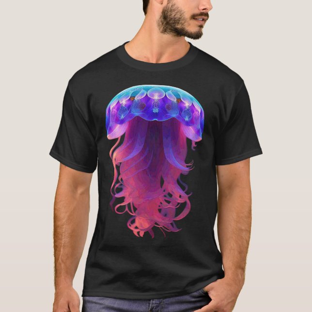 Cool Jellyfish for Men Ocean Marine Science for Ki T-Shirt (Front)