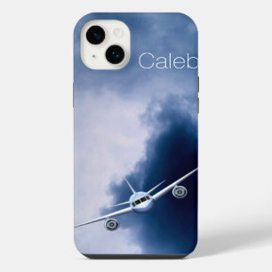 Cool Jet Plane Flying in the Sky Pilot Slim Pilot iPhone Case