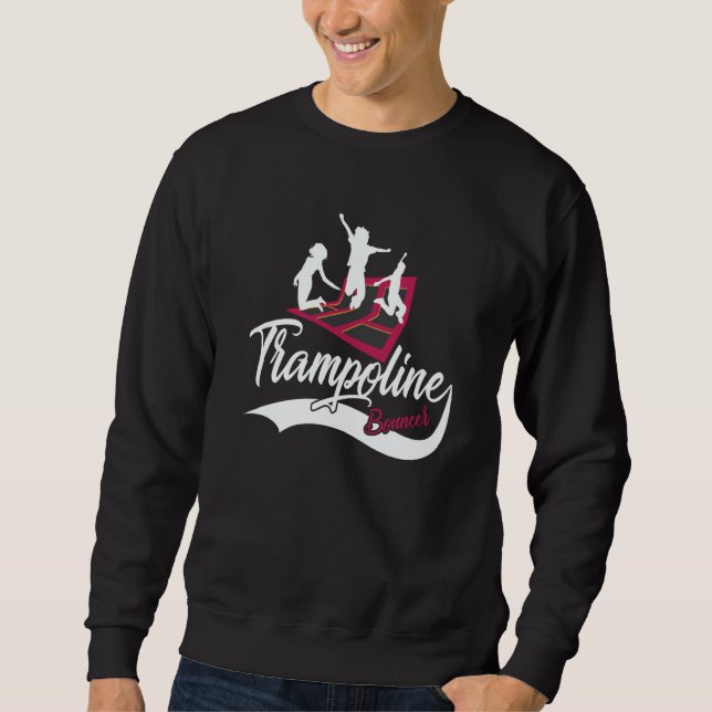 Cool Jumping Party Trampoline Bouncer Sweatshirt (Front)