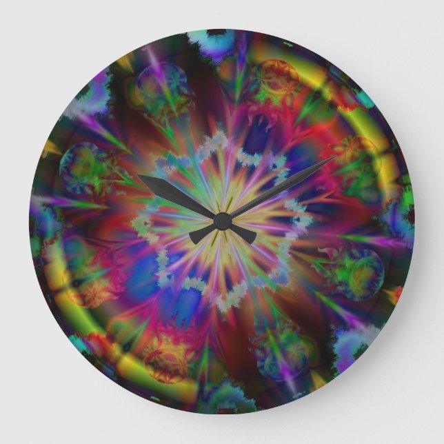 Cool Kaleidoscope Clock Design (Front)