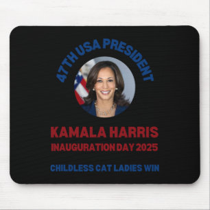 Cool Kamala Harris 2024 Inauguration Day Win Natio Mouse Pad