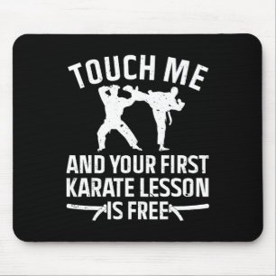 Cool Karate Art For Men Women Karate Black Belt Ma Mouse Pad