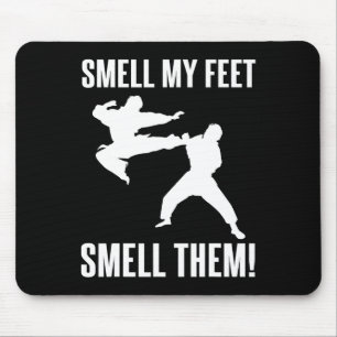 Cool Karate Design For Men Women Boy Girl Black Be Mouse Pad