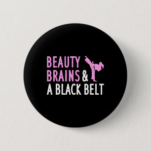 Cool Karate Design For Women Girls Martial Arts Ka 6 Cm Round Badge