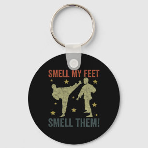 Cool Karate For Boys Girls Funny Smell My Feet Kar Key Ring