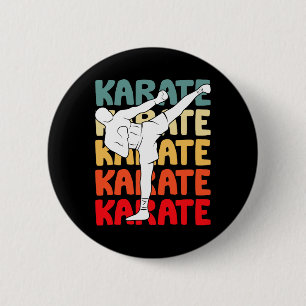 Cool Karate Gift Ideas Boys Karate 6 Cm Round Badge