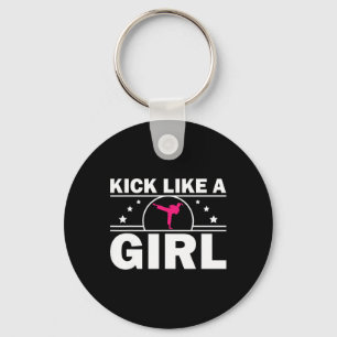 Cool Karate Gift Kickboxing Karate Lover Taekwondo Key Ring