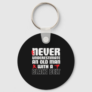 Cool Karate Humor Shirt For Men. Funny Martial Art Key Ring