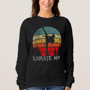 Cool Karate Mum japanese martial art for mothers Sweatshirt
