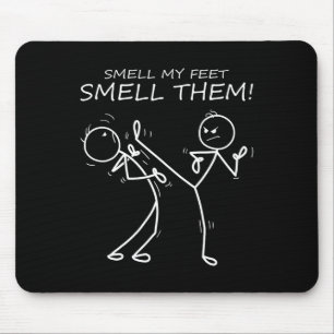 Cool Karate Smell My Feet Smell Them Funny Karate  Mouse Pad