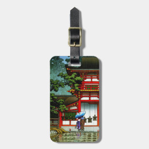 Cool Kasuga Shrine Nara Hasui Kawase shin hanga Luggage Tag