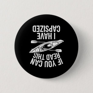 Cool Kayak For Men Women Kayaking Lovers Boat Cano 6 Cm Round Badge