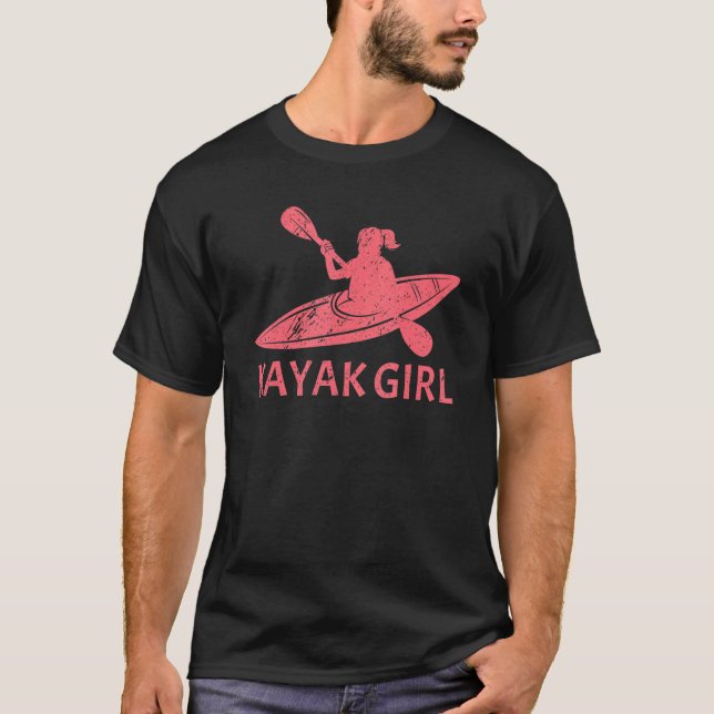 Cool Kayak For Women Girls Kayaking Kayak  1 T-Shirt (Front)
