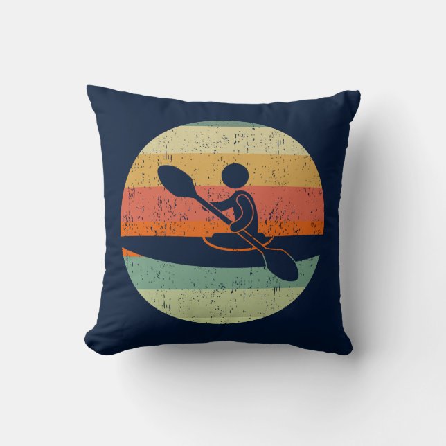 Cool Kayak Sunset Cushion (Front)