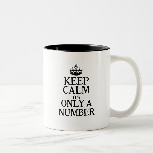 Cool keep calm meme 51st Birthday coffee mug gift (Right)