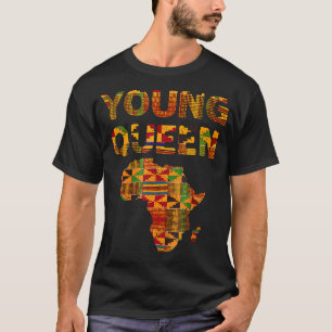 Cool Kente Cloth Art Kids Girls African Print T-Shirt