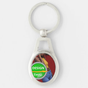 COOL! Keychain - Premium Metal - Oval Design