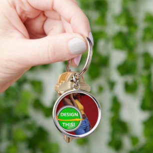 COOL! Keychain - Premium Round Small - Custom