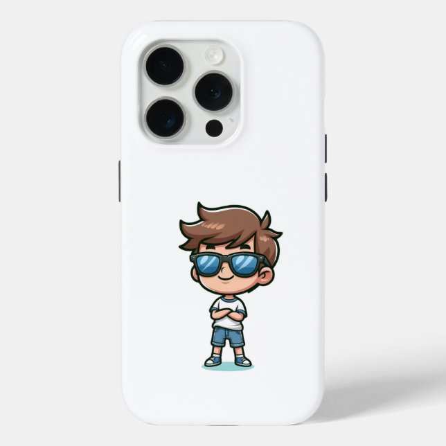 Cool Kid Cartoon   Case-Mate iPhone Case (Back)