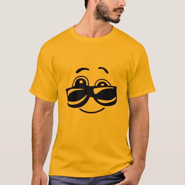 Cool Kid Emoticon Group Costume Shirt (Front)
