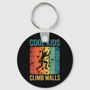 Cool Kids Climb Walls Rock Climbing Bouldering Quo Key Ring